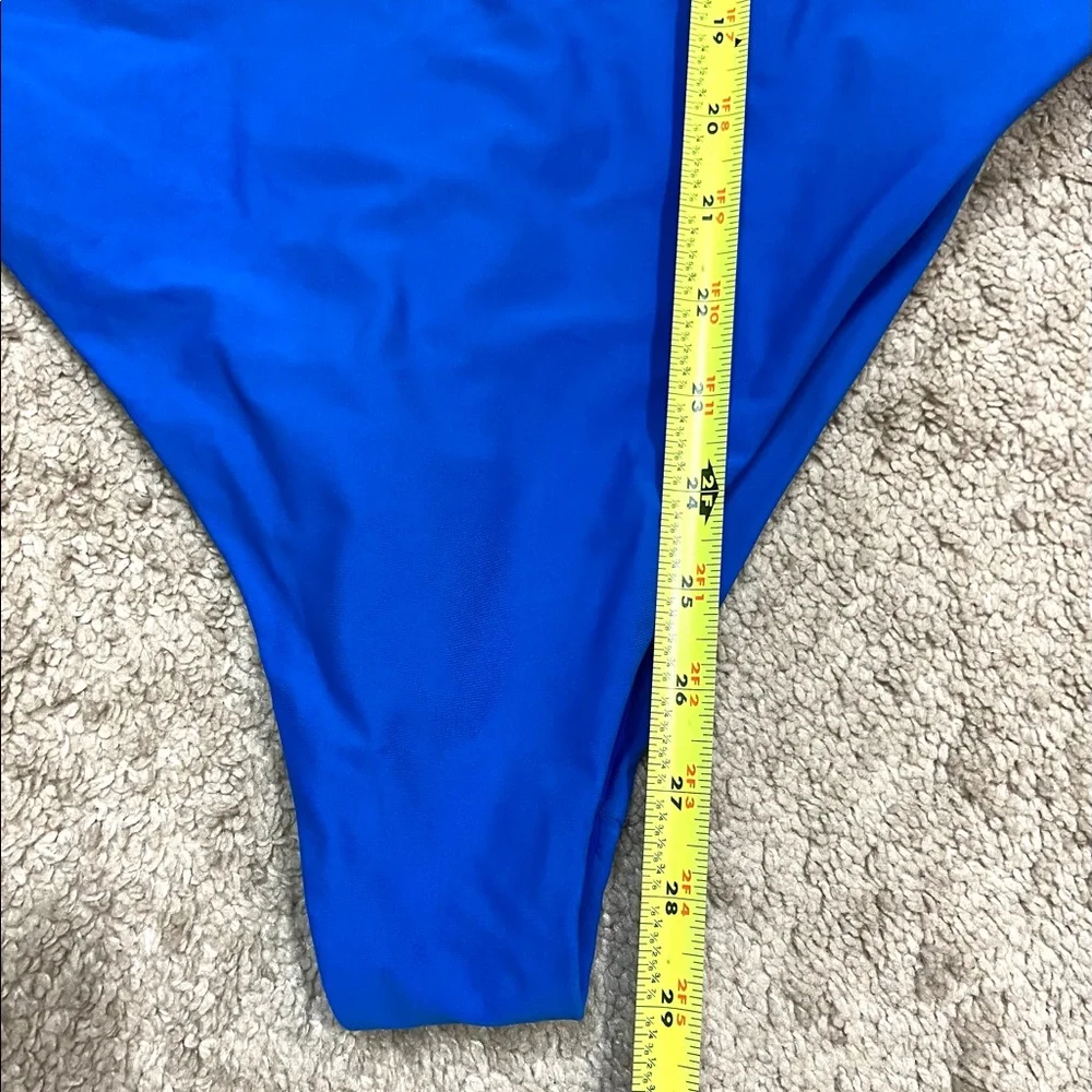 AERIE One Piece Swimsuit Plunge Sides High Cut 2X - Picture 11 of 13